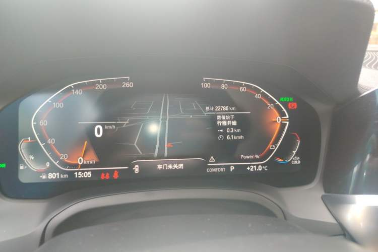 Used BMW 4 Series 2022 Revised 425i Convertible M Sport Night Edition Package Odometer Close Up