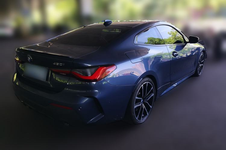 Used BMW 4 Series 2022 Second Facelift 430i M Sport Night Edition Package Rear Right 45 Deg