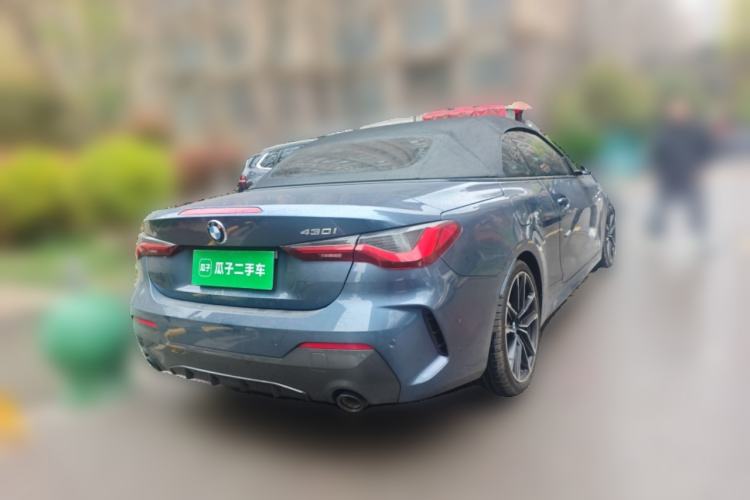 Used BMW 4 Series 2022 430i Convertible M Sport Night Edition Package Rear Right 45 Deg