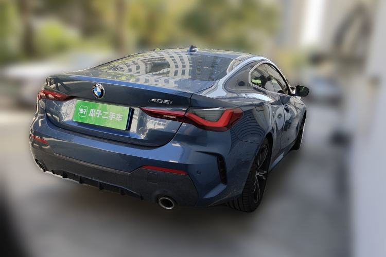 Used BMW 4 Series 2022 425i M Sport Package Rear Right 45 Deg