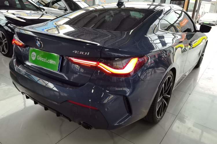 Used BMW 4 Series 2022 Second Facelift 430i M Sport Night Edition Package Rear Right 45 Deg