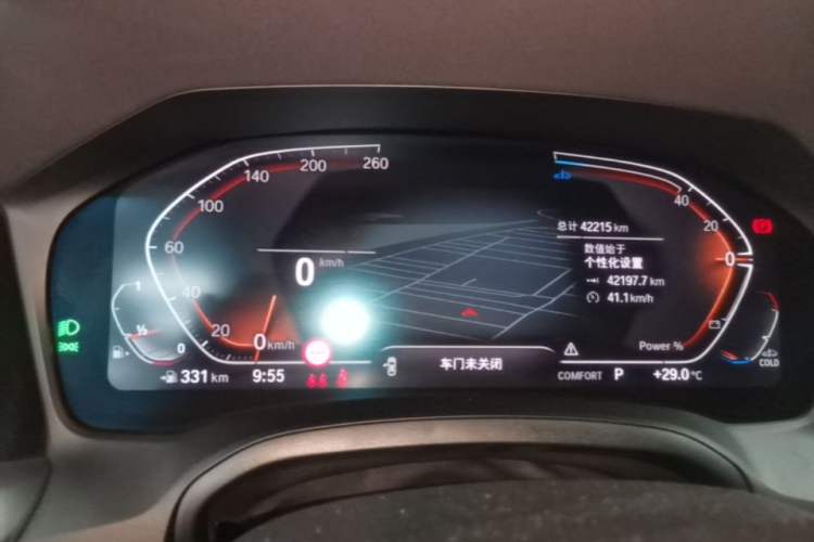 Used BMW 4 Series 2022 Second Facelift 430i Convertible M Sport Night Edition Package Instrument Cluster