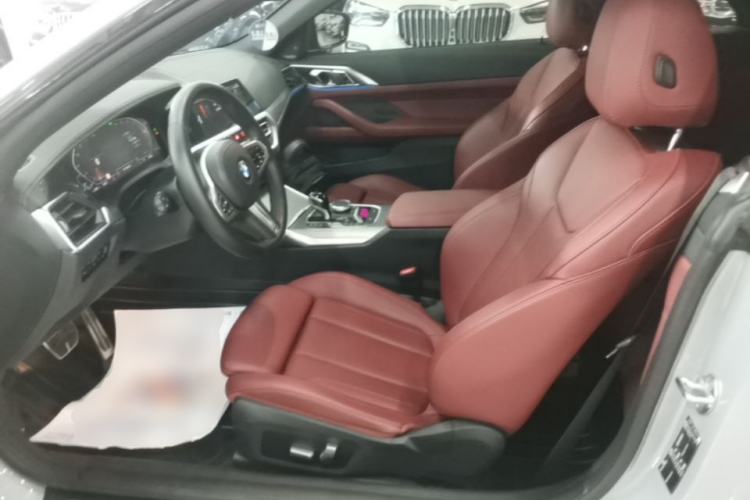 Used BMW 4 Series 2022 Second Facelift 430i Convertible M Sport Night Edition Package Left Front Seat