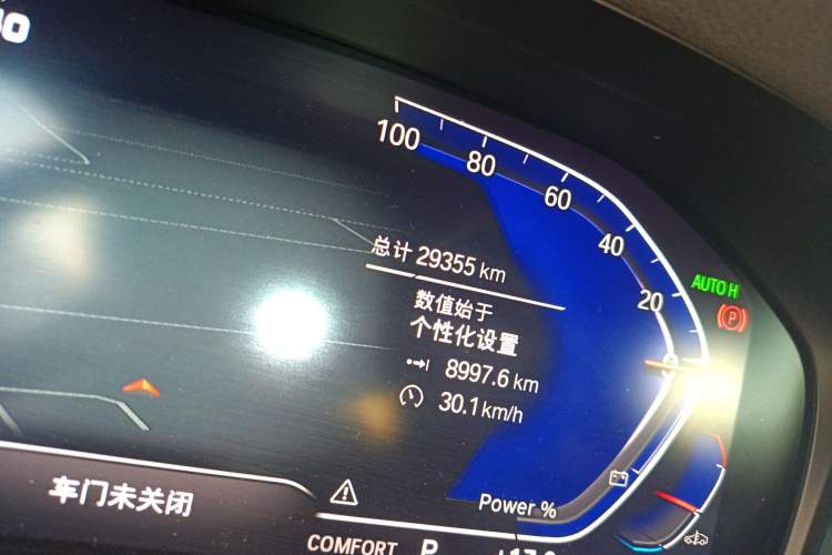 Used BMW 4 Series 2022 425i M Sport Package Odometer Close Up