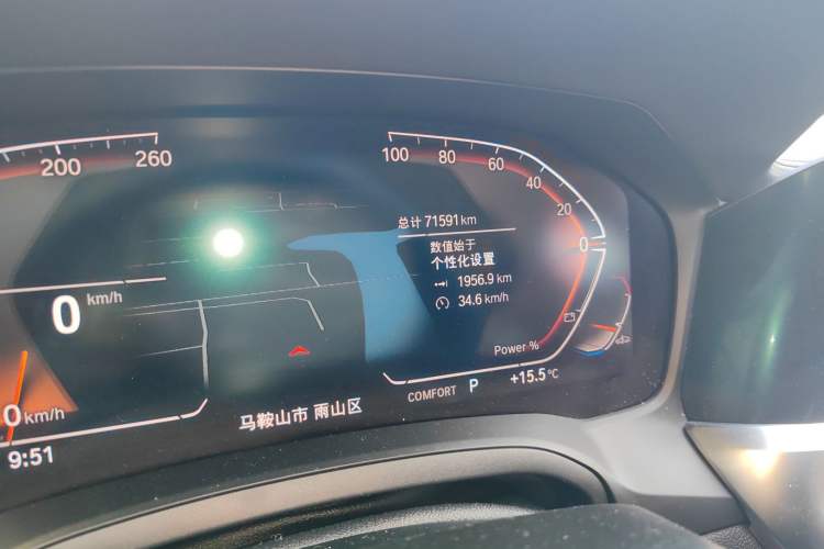 Used BMW 4 Series 2022 425i Gran Coupe M Sport Package Odometer Close Up
