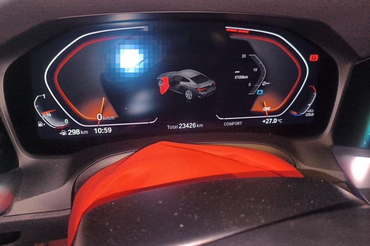 Used BMW 4 Series 2022 430i M Sport Night Edition Package Odometer Close Up