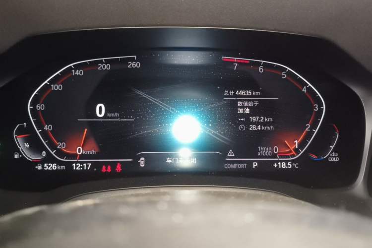 Used BMW 4 Series 2022 430i M Sport Night Edition Package Odometer Close Up