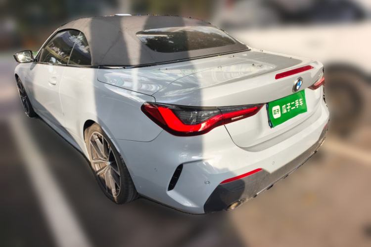 Used BMW 4 Series 2022 Second Facelift 430i Convertible M Sport Night Edition Package Rear Left 45 Deg