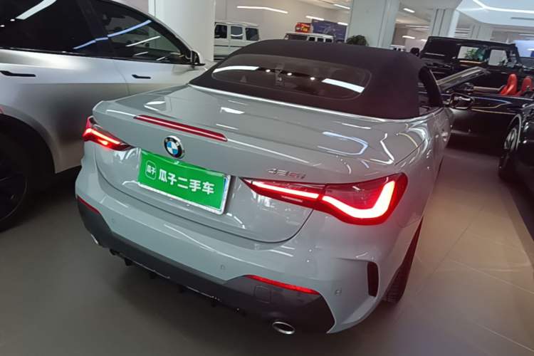 Used BMW 4 Series 2022 425i Convertible M Sport Package Rear Right 45 Deg