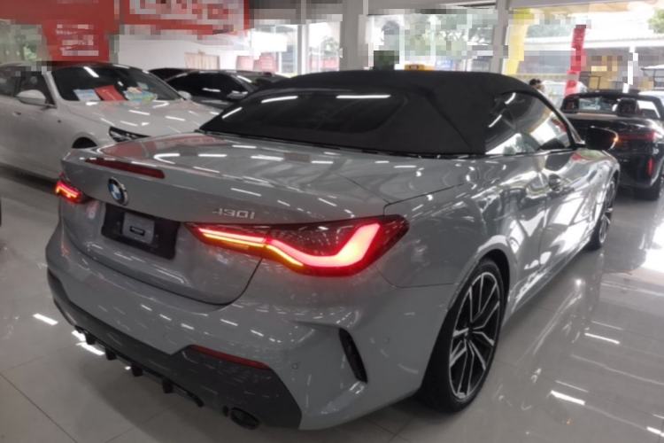 Used BMW 4 Series 2022 Second Facelift 430i Convertible M Sport Night Edition Package Rear Right 45 Deg