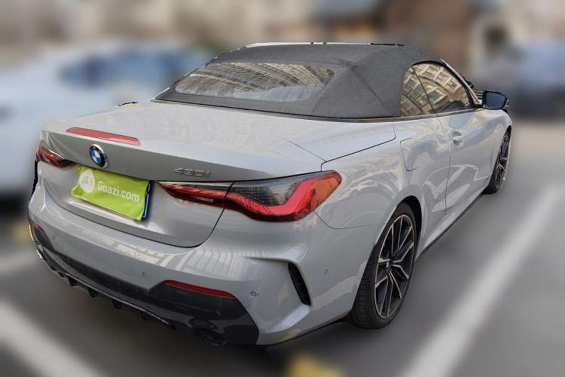 Used BMW 4 Series 2022 Second Facelift 430i Convertible M Sport Night Edition Package Rear Right 45 Deg