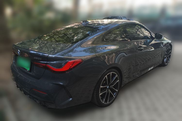 Used BMW 4 Series 2022 Second Facelift 430i M Sport Night Edition Package Rear Right 45 Deg