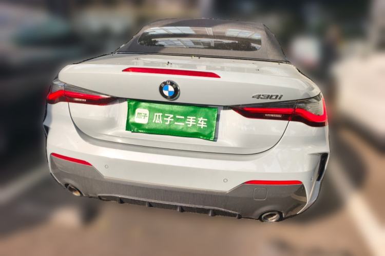 Used BMW 4 Series 2022 Second Facelift 430i Convertible M Sport Night Edition Package Rear