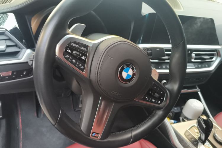 Used BMW 4 Series 2022 Second Facelift 430i M Sport Night Edition Package Steering Wheel