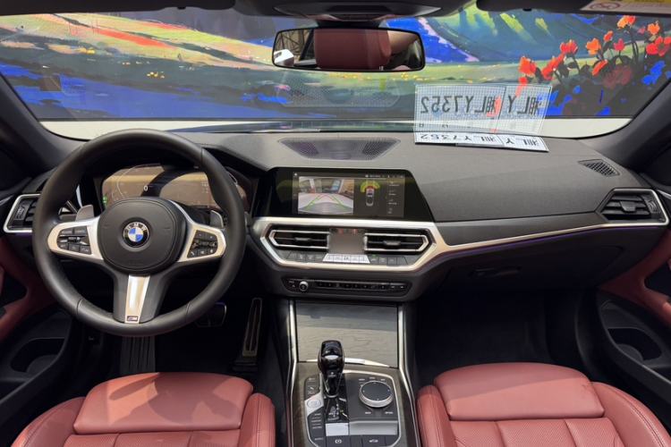 Used BMW 4 Series 2022 425i Convertible M Sport Package Audio And AC Panel