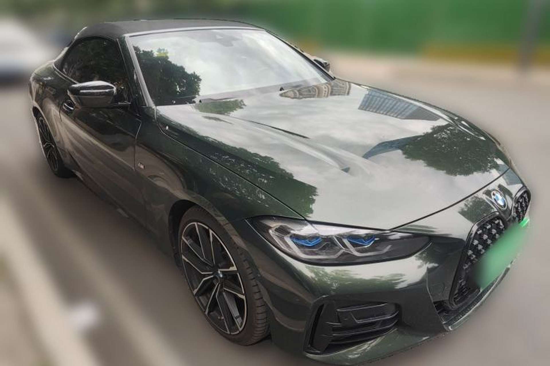 Used BMW 4 Series 2022 Second Facelift 430i Convertible M Sport Night Edition Package Front Right 45 Deg