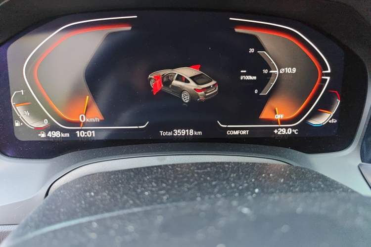 Used BMW 4 Series 2022 425i Gran Coupe M Sport Package Odometer Close Up