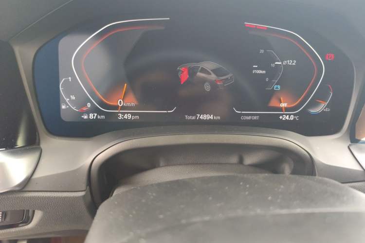 Used BMW 4 Series 2022 430i Gran Coupe M Sport Night Edition Odometer Close Up