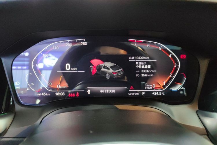 Used BMW 4 Series 2022 425i Gran Coupe M Sport Night Edition Odometer Close Up