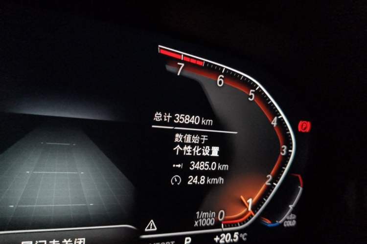Used BMW 4 Series 2022 430i Convertible M Sport Night Edition Package Odometer Close Up