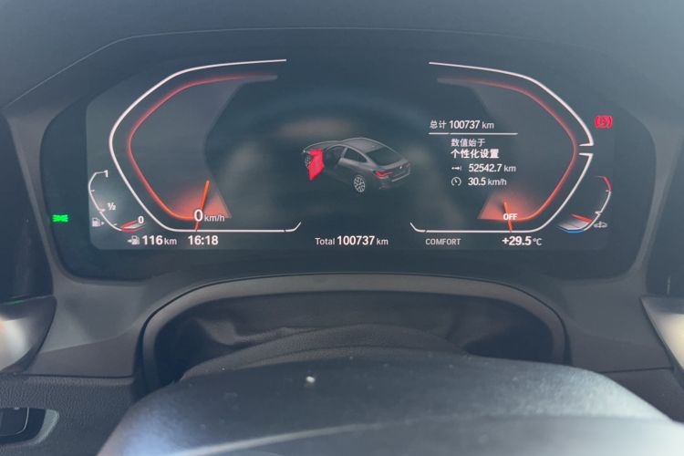 Used BMW 4 Series 2022 425i Gran Coupe M Sport Package Odometer Close Up