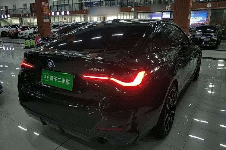 Used BMW 4 Series 2022 425i Gran Coupe M Sport Night Edition Rear Right 45 Deg