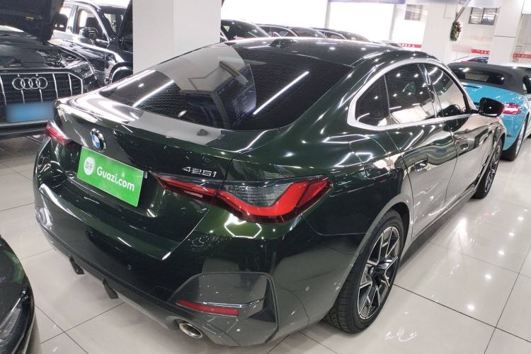 Used BMW 4 Series 2022 425i Gran Coupe M Sport Package Rear Right 45 Deg