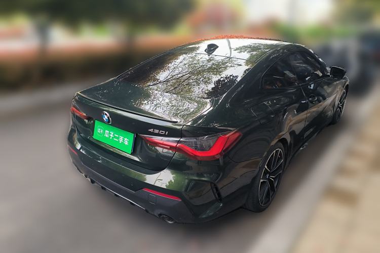 Used BMW 4 Series 2022 Second Facelift 430i M Sport Night Edition Package Rear Right 45 Deg