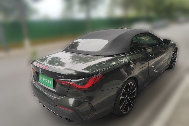 Used BMW 4 Series 2022 Second Facelift 430i Convertible M Sport Night Edition Package Rear Right 45 Deg