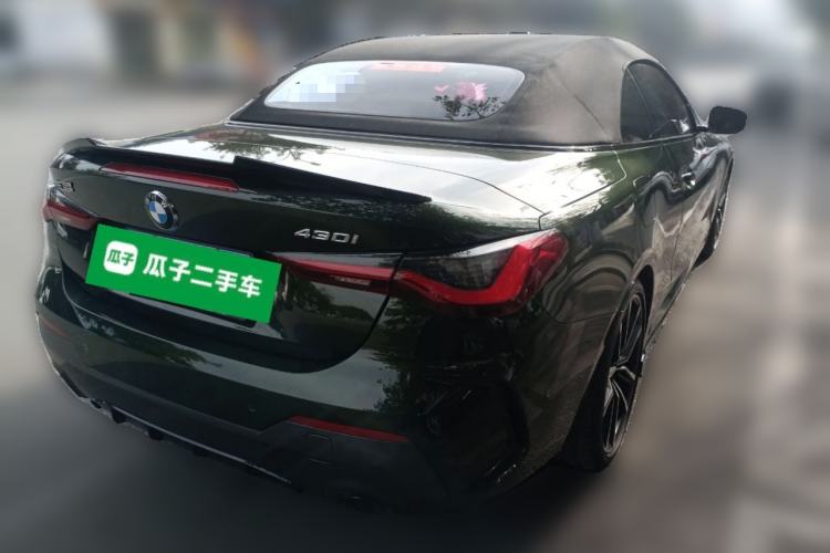 Used BMW 4 Series 2022 Second Facelift 430i Convertible M Sport Night Edition Package Rear Right 45 Deg