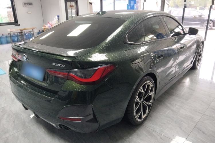 Used BMW 4 Series 2022 430i Gran Coupe M Sport Night Edition Rear Right 45 Deg