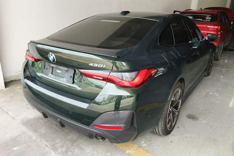 Used BMW 4 Series 2022 430i Gran Coupe M Sport Night Edition Rear Right 45 Deg