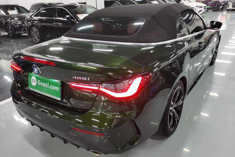Used BMW 4 Series 2022 425i Convertible M Sport Package Rear Right 45 Deg