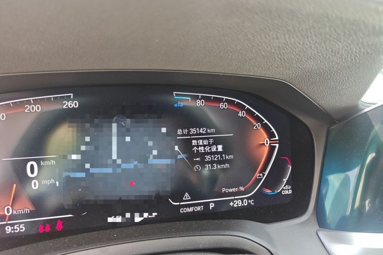 Used BMW 4 Series 2022 Revised 425i M Sport Night Edition Package Odometer Close Up