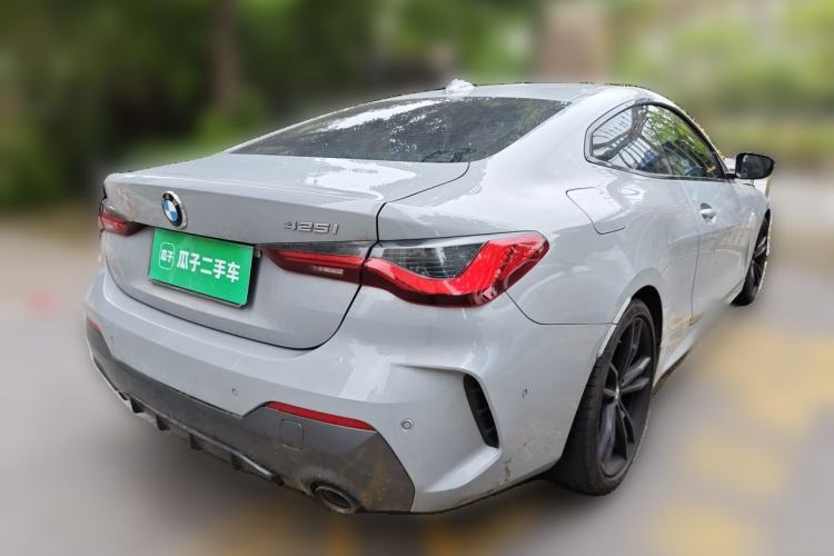 Used BMW 4 Series 2022 Revised 425i M Sport Night Edition Package Rear Right 45 Deg