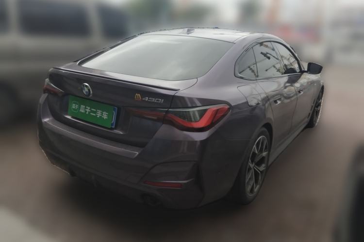 Used BMW 4 Series 2022 430i Gran Coupe M Sport Night Edition Rear Right 45 Deg
