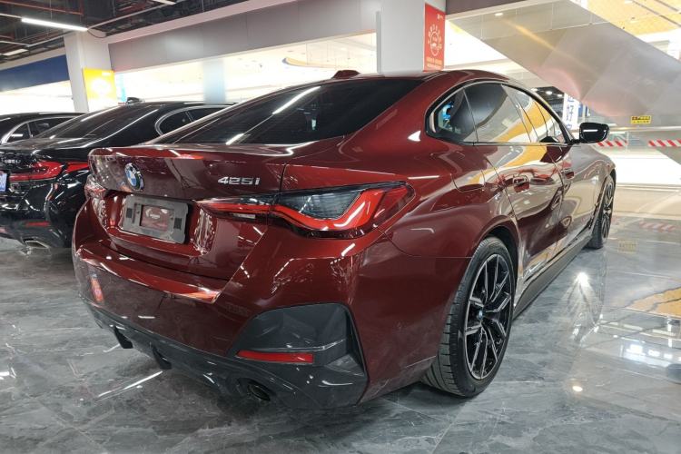 Used BMW 4 Series 2022 425i Gran Coupe M Sport Night Edition Rear Right 45 Deg