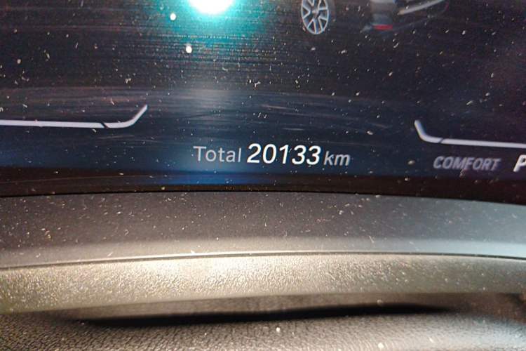 Used BMW 4 Series 2022 425i Gran Coupe M Sport Package Odometer Close Up