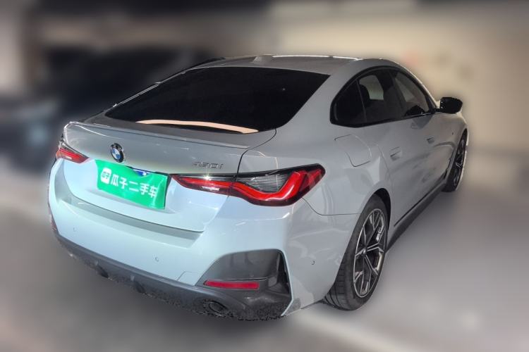 Used BMW 4 Series 2022 430i Gran Coupe M Sport Night Edition Rear Right 45 Deg