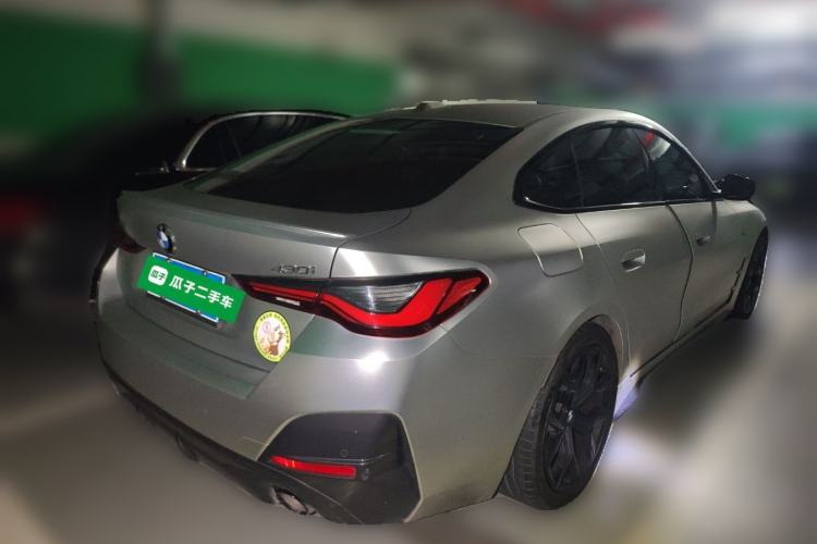 Used BMW 4 Series 2022 430i Gran Coupe M Sport Night Edition Rear Right 45 Deg