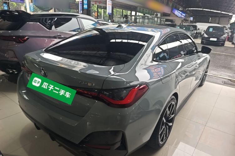 Used BMW 4 Series 2022 425i Gran Coupe M Sport Night Edition Rear Right 45 Deg