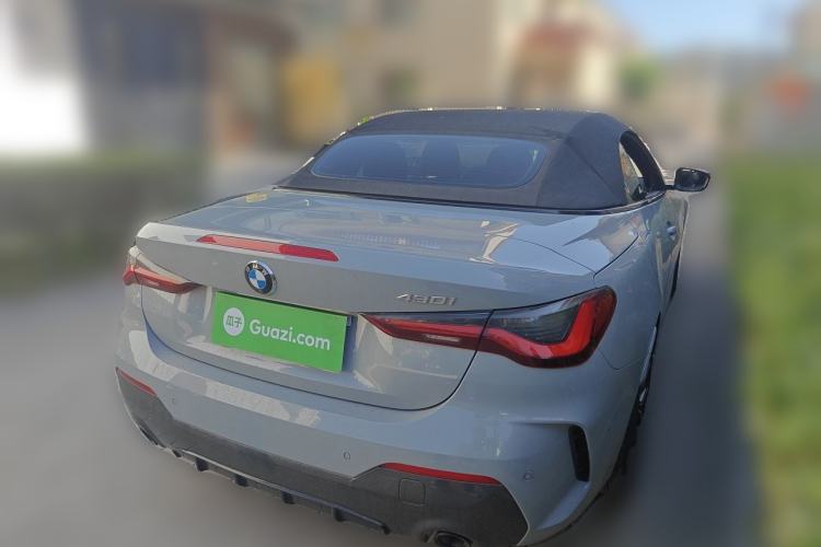Used BMW 4 Series 2022 Second Facelift 430i Convertible M Sport Night Edition Package Rear Right 45 Deg