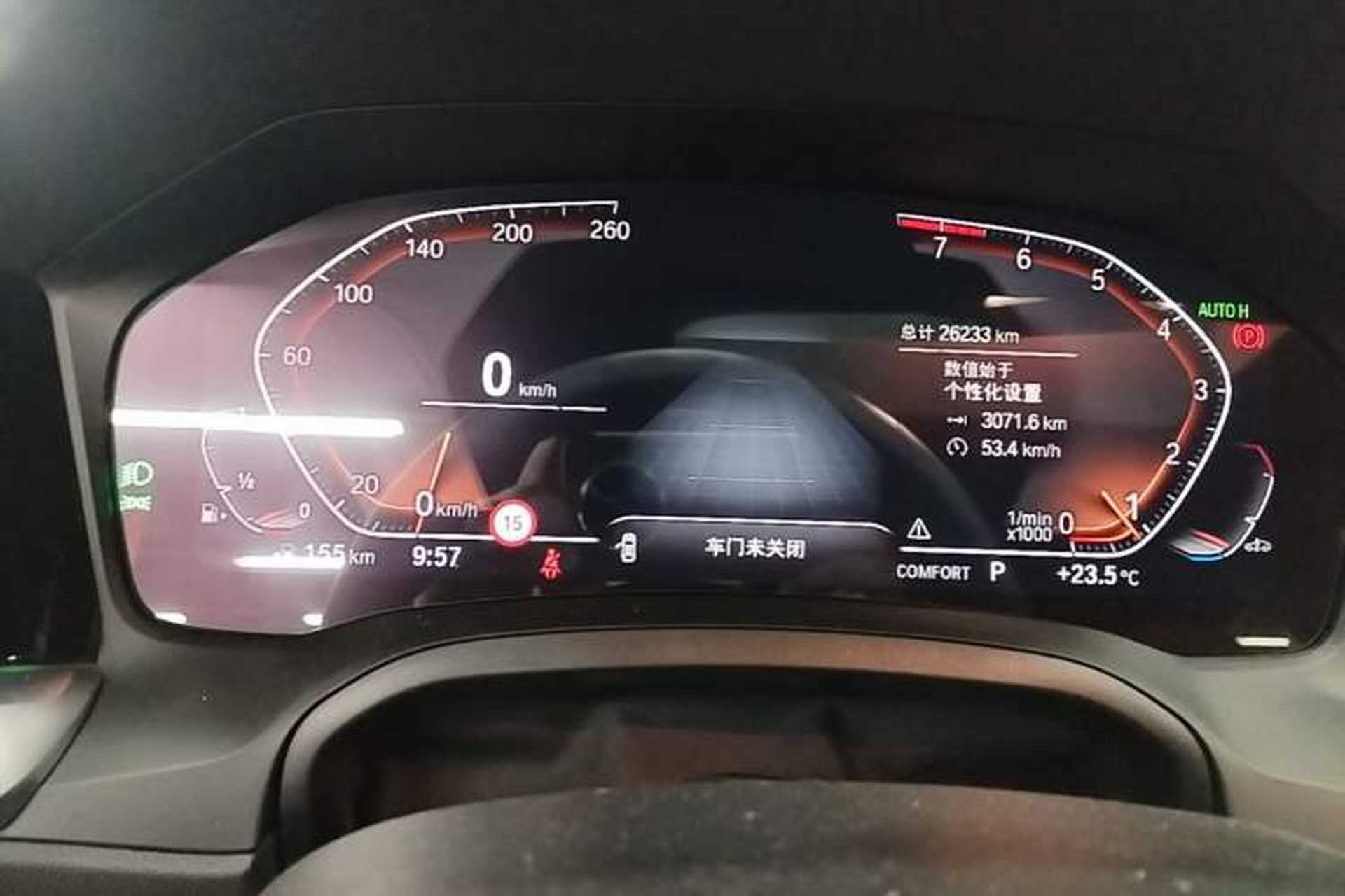 Used BMW 4 Series 2022 Second Facelift 430i M Sport Night Edition Package Instrument Cluster