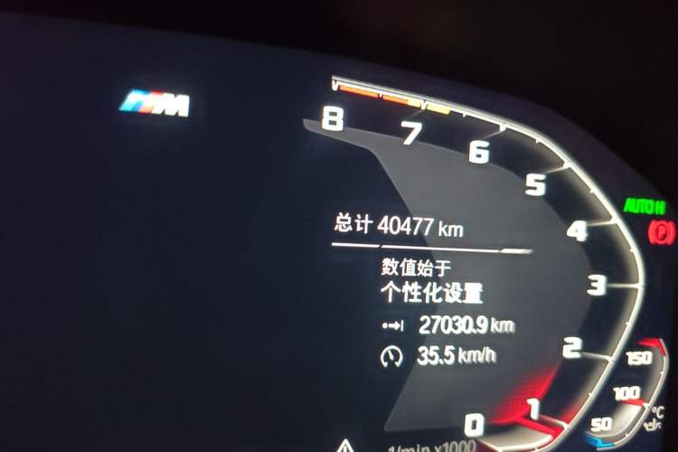 Used BMW 4 Series 2022 430i Convertible M Sport Night Edition Package Odometer Close Up