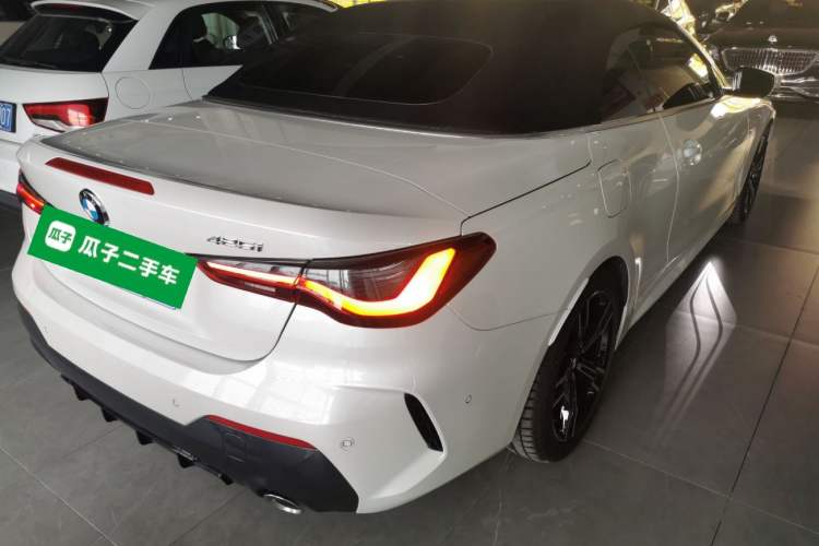 Used BMW 4 Series 2022 425i Convertible M Sport Package Rear Right 45 Deg