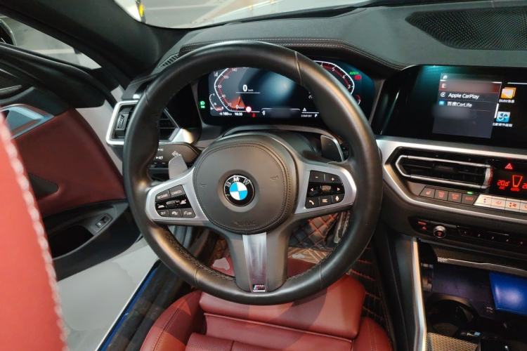 Used BMW 4 Series 2022 Second Facelift 430i M Sport Night Edition Package Steering Wheel