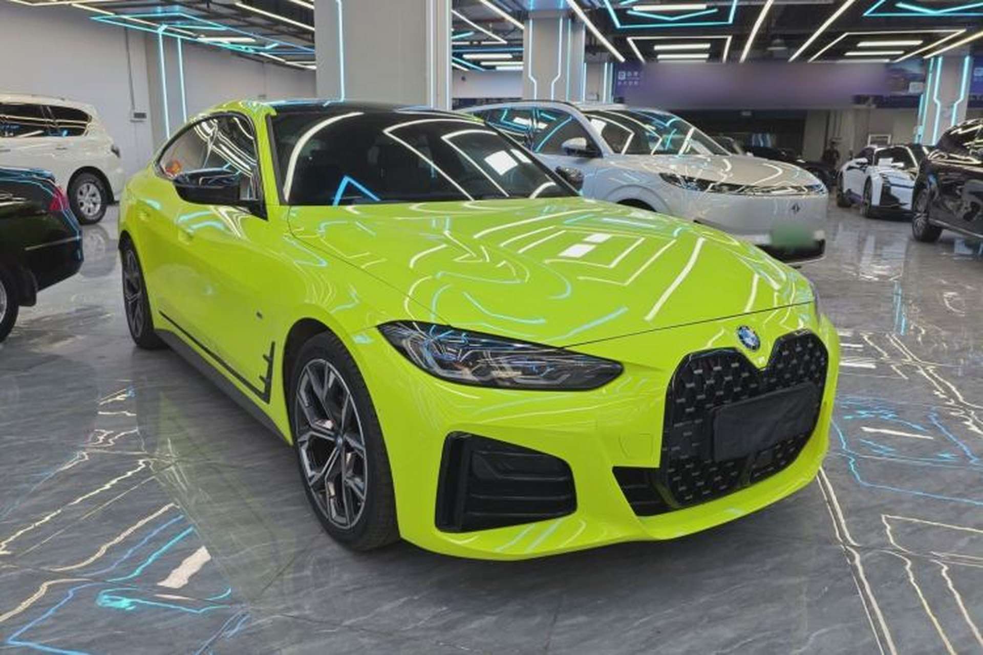Used BMW 4 Series 2022 430i Gran Coupe M Sport Night Edition Front Right 45 Deg