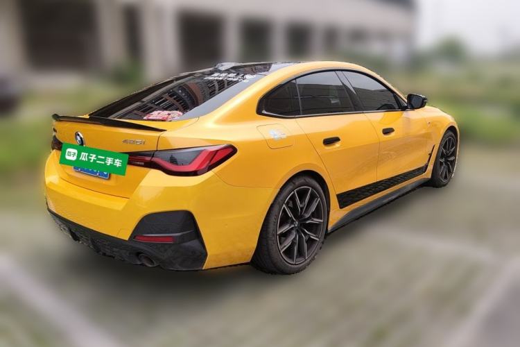 Used BMW 4 Series 2022 425i Gran Coupe M Sport Night Edition Rear Right 45 Deg