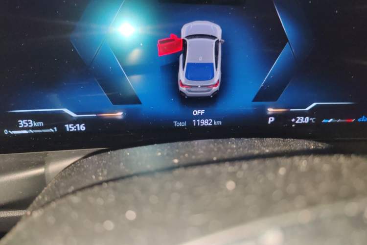 Used BMW 4 Series 2023 430i Gran Coupe M Sport Night Edition Odometer Close Up