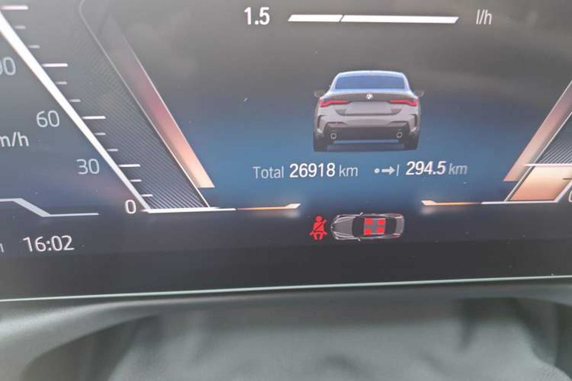 Used BMW 4 Series 2023 425i M Sport Night Edition Odometer Close Up